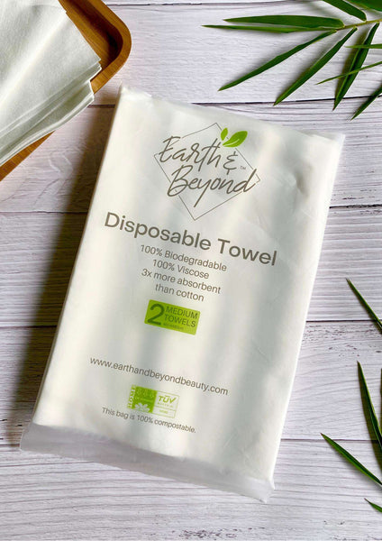 Eco-Friendly Disposable Hair Towels (2 towels per pack)