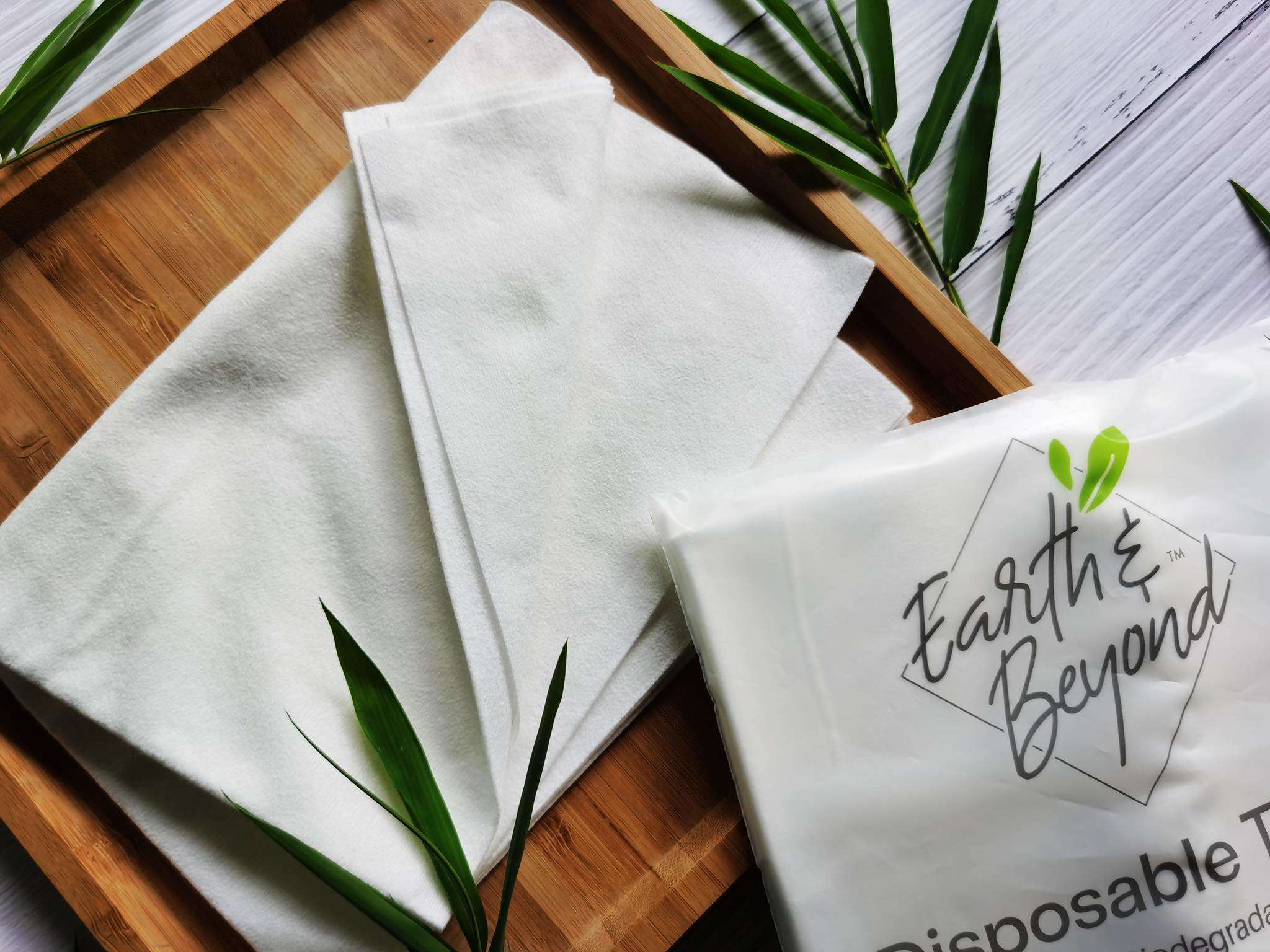 Eco-Friendly Disposable Hair Towels (2 towels per pack)